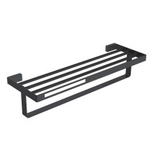 Полка для полотенец Boheme Q подвесная черный 10947-B