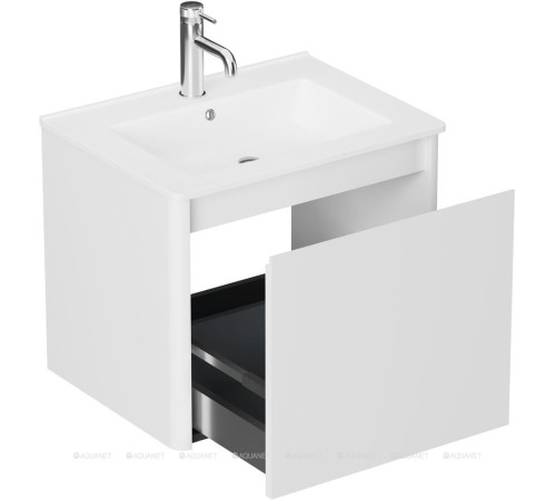 Тумба Allen Brau GRAVITY 60 см 1 ящик белый матовый 1.370012.WM