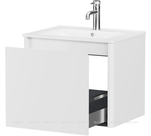 Тумба Allen Brau GRAVITY 60 см 1 ящик белый матовый 1.370012.WM