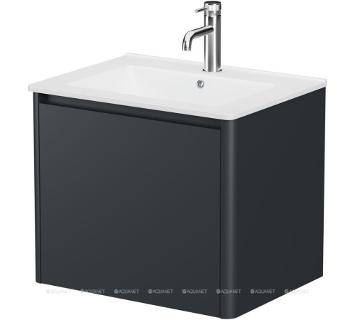 Тумба под раковину Allen Brau Gravity 60 1 ящик антрацит матовый 1.370012.AM