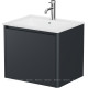 Тумба под раковину Allen Brau Gravity 60 1 ящик антрацит матовый 1.370012.AM