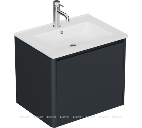 Тумба под раковину Allen Brau Gravity 60 1 ящик антрацит матовый 1.370012.AM