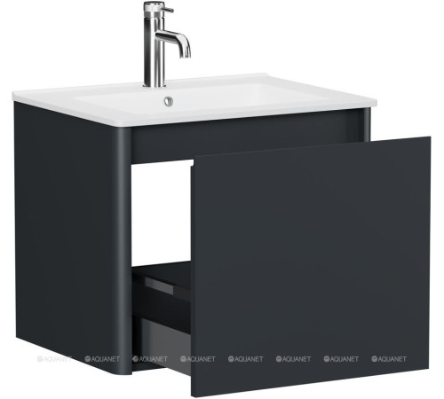 Тумба под раковину Allen Brau Gravity 60 1 ящик антрацит матовый 1.370012.AM