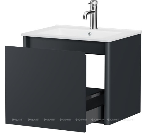 Тумба под раковину Allen Brau Gravity 60 1 ящик антрацит матовый 1.370012.AM