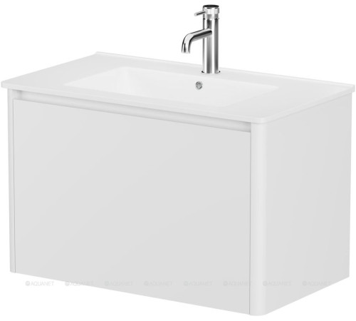 Тумба Allen Brau GRAVITY 80 см 1 ящик белый матовый 1.370013.WM