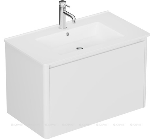 Тумба Allen Brau GRAVITY 80 см 1 ящик белый матовый 1.370013.WM