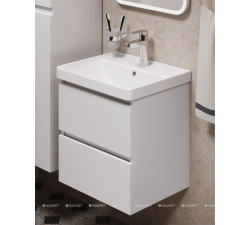 Раковина керамическая накладная Logan Ирис-Т 508х420х190 мм 00346263