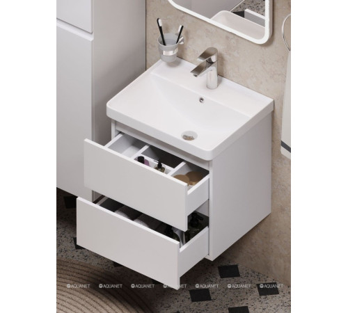 Раковина керамическая накладная Logan Ирис-Т 508х420х190 мм 00346263