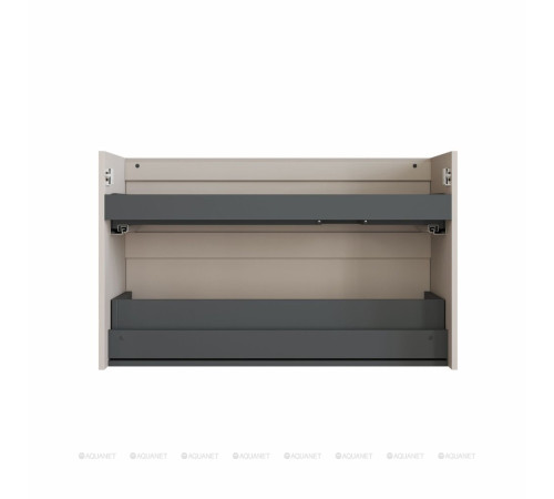 Тумба под раковину Aquanet Nova Lite 2.0 90 L 2 ящика бежевый 00346325