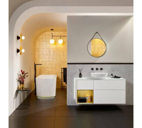 Раковина накладная Villeroy & Boch Artis 43х43 см TitanCeram альпийский белый 41794301