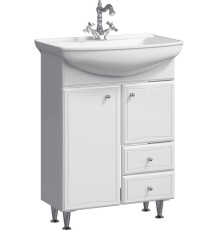 Тумба под умывальник напольная AQ Барселона с корзиной 660х880х525 мм BA0106K