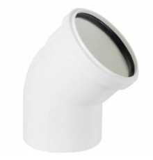 Отвод Elite МК МПП 110х45° белый 24418