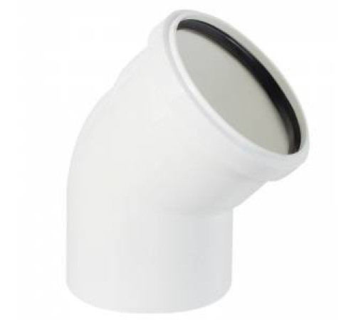 Отвод Elite МК МПП 110х45° белый 24418