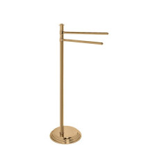 Стойка с 2-мя полотенцедержателями Colombo Design Hermitage напольная 84.7 см античная бронза B3338.OA