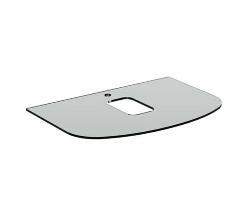 Столешница стеклянная Ideal Standard Dea 800 мм с отверстием под смеситель белая T7867SA