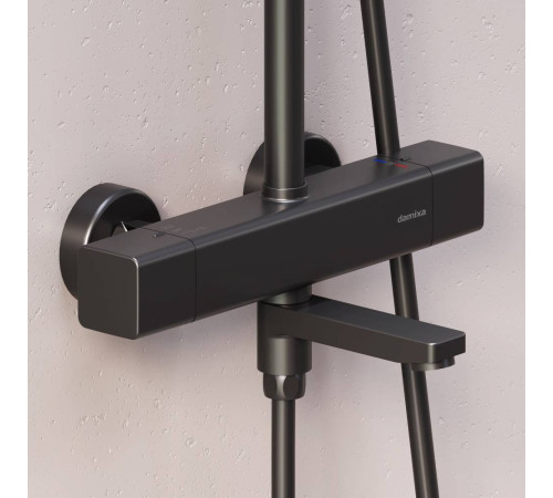 Душевая система с термостатом AM.PM Gala черный 953810300