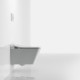 Унитаз подвесной TOTO SP 38x54 см безободковый белый с дефектом CW532Y/TC512G