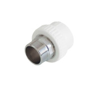Муфта полипропиленовая Kalde с наружной резьбой под шестигранник 40x1 1/4 3222-nmo-401a06
