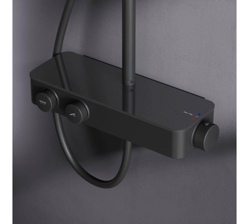 Душевая система AM.PM Inspire V2.0 с термостатом черный F0750A422