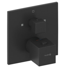 Термостат для ванны и душа встраиваемый KLUDI DECUS внешняя часть для SLIM.BOXX 88022 черный матовый 548103975