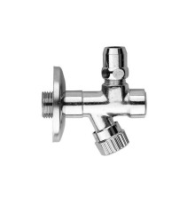 Угловой вентиль с фильтром Gattoni Accessori 1/2 x 3/8 хром 1220/00C0