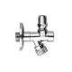 Угловой вентиль с фильтром Gattoni Accessori 1/2 x 3/8 хром 1220/00C0