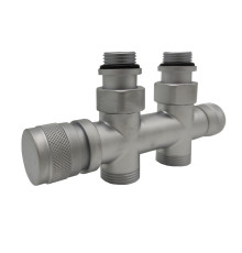 Узел нижнего подключения SR Rubinetterie Tondera прямой 1/2x3/4 Хром матовый 0682-1500CSE0