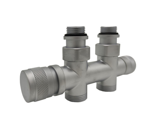 Узел нижнего подключения SR Rubinetterie Tondera прямой 1/2x3/4 Хром матовый 0682-1500CSE0