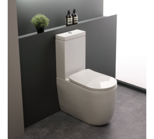 Унитаз-моноблок Kerasan Nolita с сиденьем и креплением WB5N белый глянцевый 531701