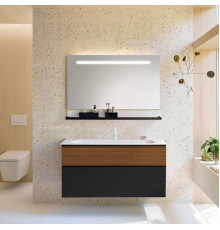 Комплект мебели Burgbad Fiumo 122х49х61 см Tectona/Graphit SFXN122F3958FOT52G0200C0001