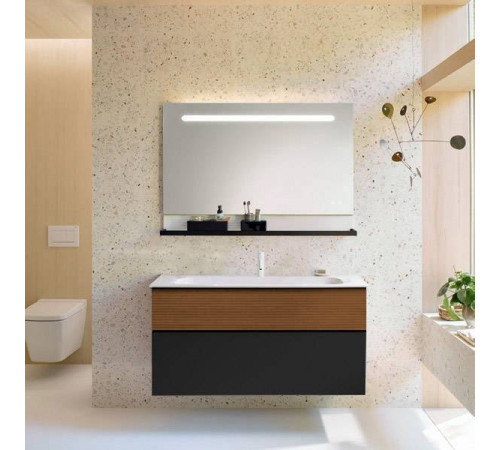 Комплект мебели Burgbad Fiumo 122х49х61 см Tectona/Graphit SFXN122F3958FOT52G0200C0001