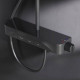 Душевая система с термостатом и смесителем-полкой AM.PM Func матовый черный F078F222