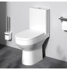 Унитаз-компакт напольный AM.PM Gem безободковый FlashClean без сиденья C708600WH