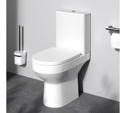 Унитаз-компакт напольный AM.PM Gem безободковый FlashClean без сиденья C708600WH