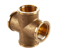 Крестовина резьбовая Tiemme 1/2 ВВВВ 1500103