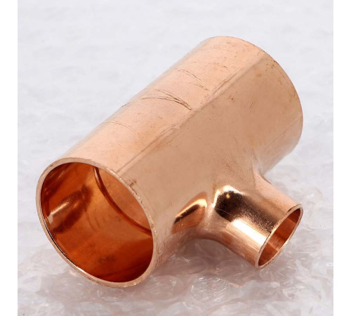 Тройник медный Viega под пайку 35х18х35 мм 109899