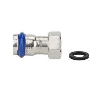 Муфта раструбная Varmega Inox Press с накидной гайкой 22х3/4 VM709002205