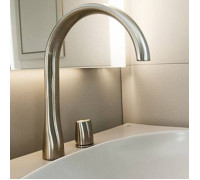 Смеситель для раковины Armani/Roca Island излив 190 мм greige 7.5A38.7.6VC.0