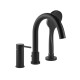 Смеситель для ванны Gessi Emporio Via Tortona на 3 отверстия с изливом и душевой лейкой Black XL 18637#299