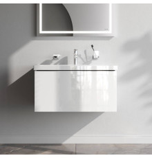 Тумба под раковину подвесная AM.PM Gem 75 см 1 ящик белый глянец M90FHX07521WG