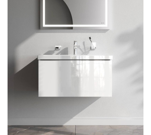 Тумба под раковину подвесная AM.PM Gem 75 см 1 ящик белый глянец M90FHX07521WG