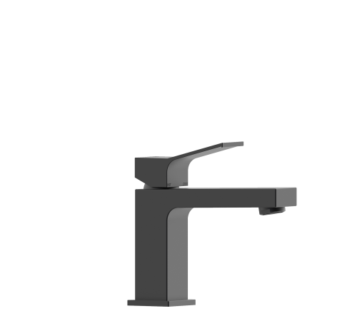 Смеситель для раковины BOSSINI AKI Z00707.073 с донным клапаном чёрный матовый Z00707.073