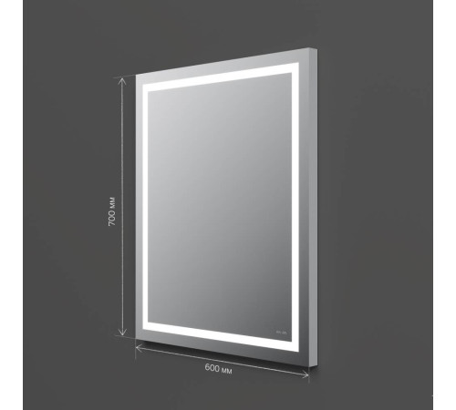 Зеркало настенное AM.PM Gem с контурной LED-подсветкой 60 см M91AMOX0601WG