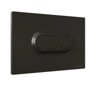 Клавиша смыва Artceram Atelier 245х163 мм 2 режима черный матовый 702.000.17