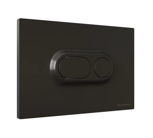 Клавиша смыва Artceram Atelier 245х163 мм 2 режима черный матовый 702.000.17