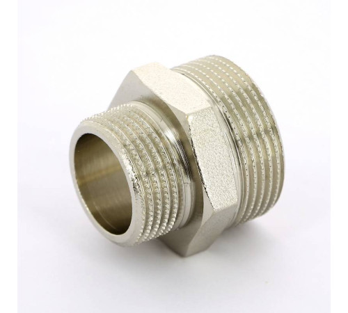 Ниппель резьбовой переходной Tiemme 1 1/4 x 1 НН никелированный 1500318