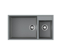 Кухонная мойка Omoikiri Tedori 85-2-U-GR Tetogranit 85x46.5 см leningrad grey 4993542