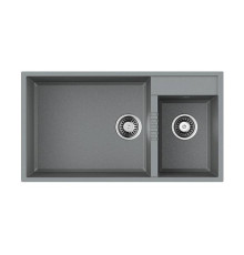 Кухонная мойка Omoikiri Tedori 85-2-U-GR Tetogranit 85x46.5 см leningrad grey 4993542