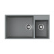 Кухонная мойка Omoikiri Tedori 85-2-U-GR Tetogranit 85x46.5 см leningrad grey 4993542