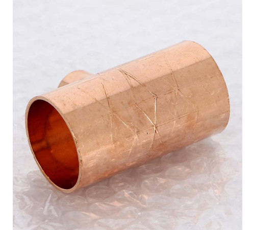 Тройник медный Viega под пайку 35х18х35 мм 109899